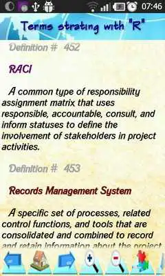 Play Project management Glossary-LT