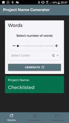 Play Project Name Generator Play Project Name Generator