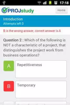 Play PROJstudy PRINCE2 Chapter Test