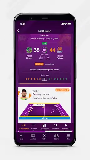 Play Pro Kabaddi Official App as an online game Pro Kabaddi Official App with UptoPlay