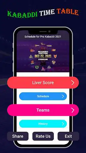 Play Pro Kabaddi Time Table Live  and enjoy Pro Kabaddi Time Table Live with UptoPlay