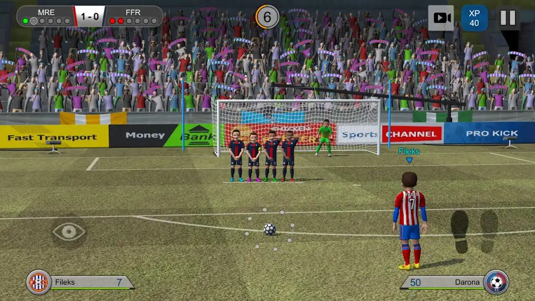 Play Pro Kick Soccer as an online game Pro Kick Soccer with UptoPlay