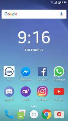 Play Pro Launcher S8 Theme Edge