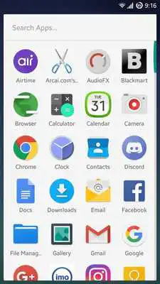 Play Pro Launcher S8 Theme Edge