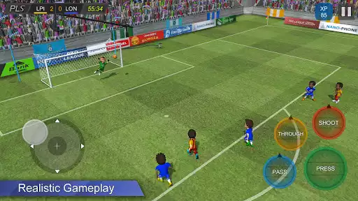 Spela Pro League Soccer som ett onlinespel Pro League Soccer med UptoPlay