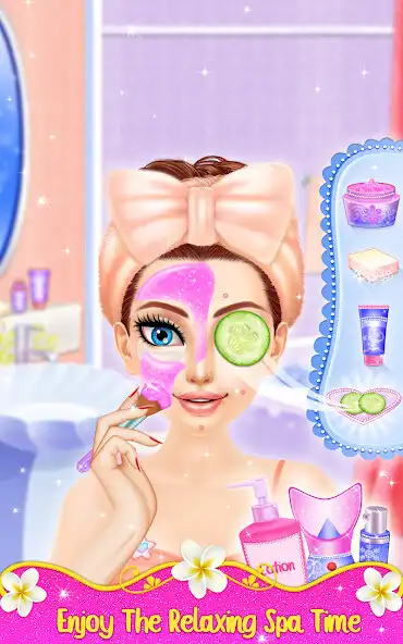 Play Prom Night Beauty Salon Spa as an online game Prom Night Beauty Salon Spa with UptoPlay