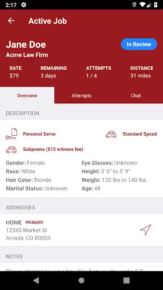 Play Proof : The App for Process Servers as an online game Proof : The App for Process Servers with UptoPlay