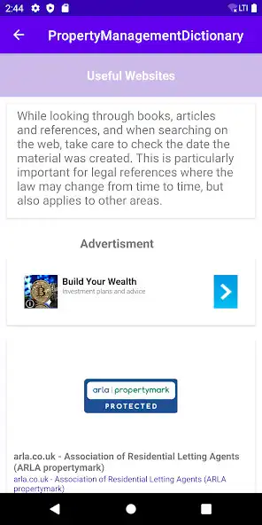 Play Property Management Dictionary  and enjoy Property Management Dictionary with UptoPlay