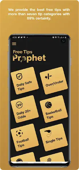 Play Prophet Betting Tips VIP App as an online game Prophet Betting Tips VIP App with UptoPlay