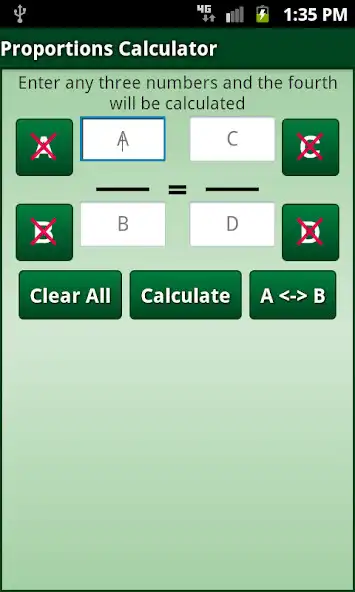 Play Proportions Calculator  and enjoy Proportions Calculator with UptoPlay