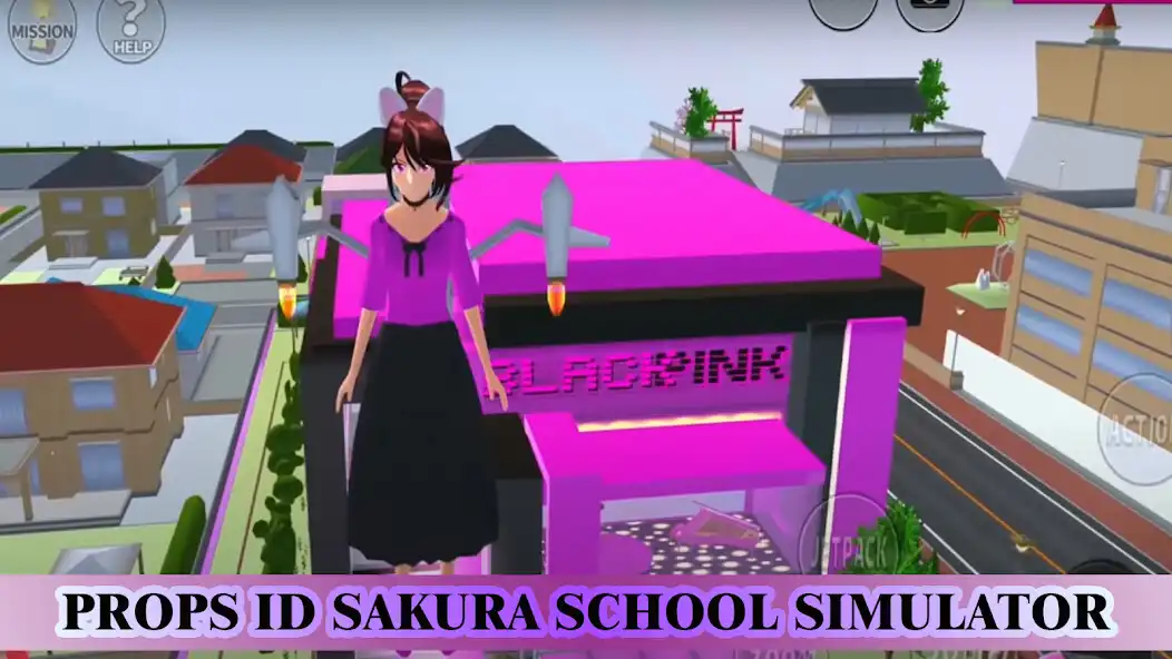 Play Props Id Sakura School SS as an online game Props Id Sakura School SS with UptoPlay