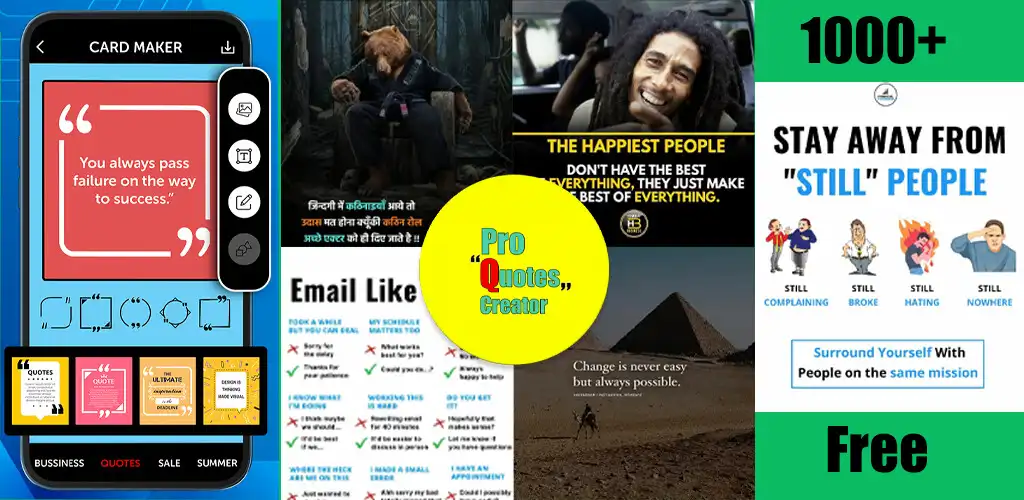 Play Pro Quotes Creator-Quote Maker  and enjoy Pro Quotes Creator-Quote Maker with UptoPlay