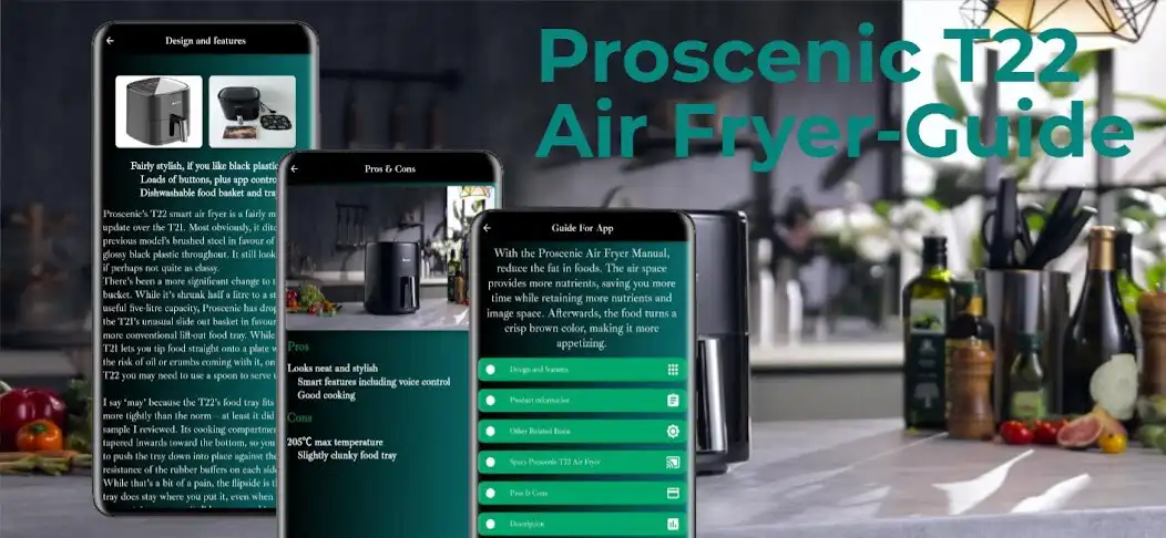 Play Proscenic T22 Air Fryer-Guide as an online game Proscenic T22 Air Fryer-Guide with UptoPlay