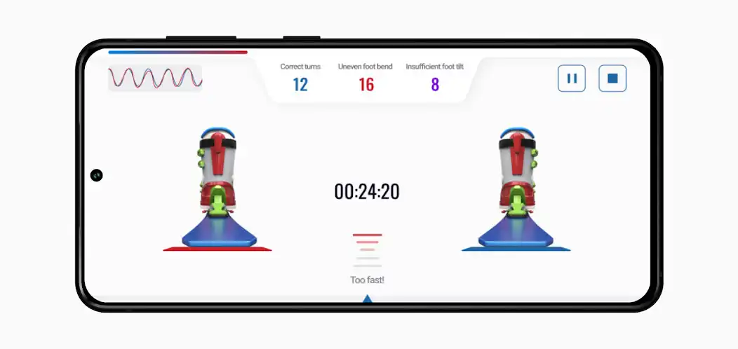 Play PRO SKI Simulator as an online game PRO SKI Simulator with UptoPlay