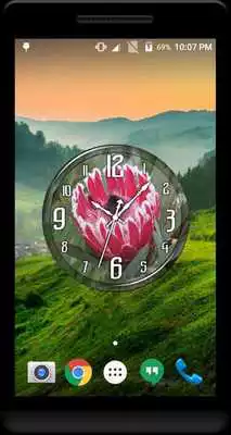 Play Proteas Clock Live Wallpaper