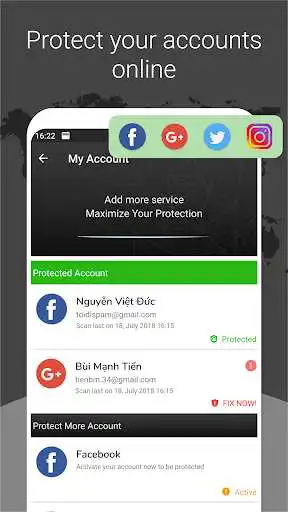 Play Protect Me - Accounts and Mobile Security as an online game Protect Me - Accounts and Mobile Security with UptoPlay
