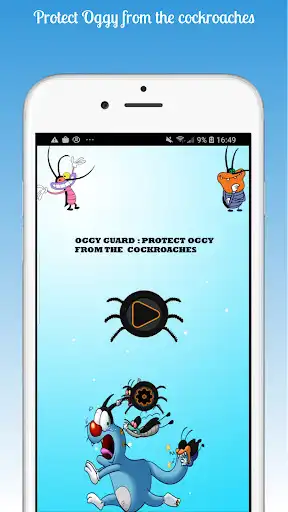 Play Protect oggy from the cockroaches as an online game Protect oggy from the cockroaches with UptoPlay