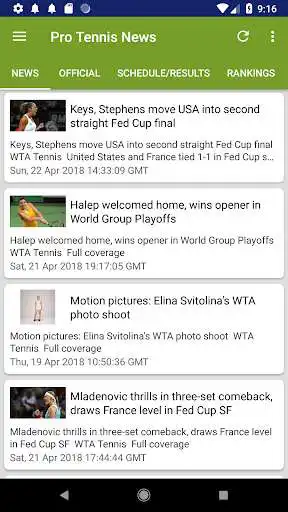 Play Pro Tennis News by NewsSurge as an online game Pro Tennis News by NewsSurge with UptoPlay