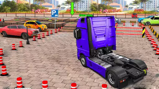 Play Pro Truck Parking Simulator as an online game Pro Truck Parking Simulator with UptoPlay