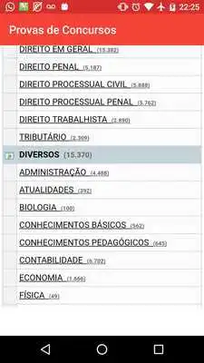 Play Provas de concursos brasileiro