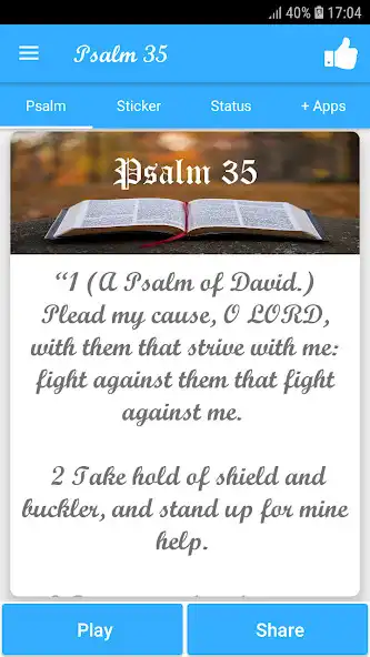 Play Psalm 35  and enjoy Psalm 35 with UptoPlay