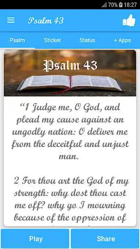 Play Psalm 43  and enjoy Psalm 43 with UptoPlay