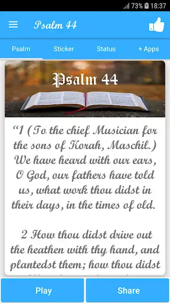 Play Psalm 44  and enjoy Psalm 44 with UptoPlay