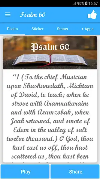 Play Psalm 60  and enjoy Psalm 60 with UptoPlay