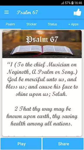Play Psalm 67  and enjoy Psalm 67 with UptoPlay