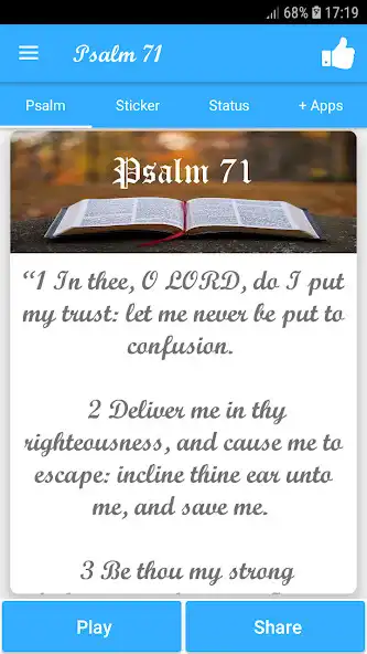 Play Psalm 71  and enjoy Psalm 71 with UptoPlay
