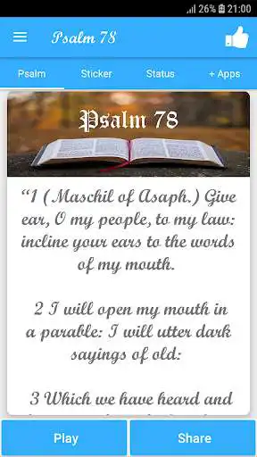 Play Psalm 78  and enjoy Psalm 78 with UptoPlay
