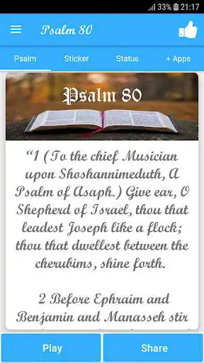 Play Psalm 80  and enjoy Psalm 80 with UptoPlay