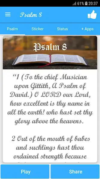 Play Psalm 8  and enjoy Psalm 8 with UptoPlay