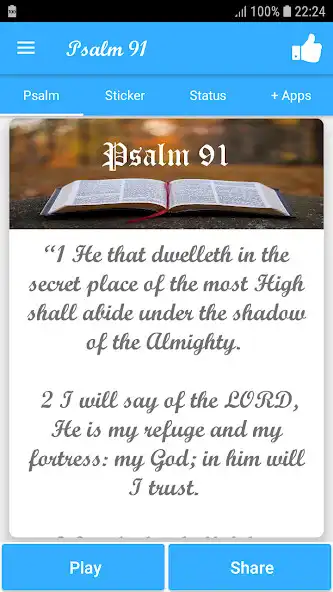 Play Psalm 91  and enjoy Psalm 91 with UptoPlay