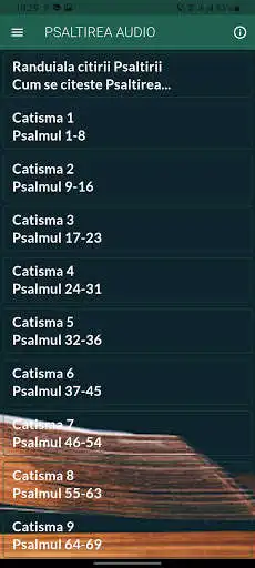 Play Psaltirea lui David Audio  and enjoy Psaltirea lui David Audio with UptoPlay