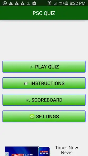 Play PSC Quiz as an online game PSC Quiz with UptoPlay