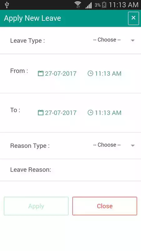 Play PSG Tech Leave Apply