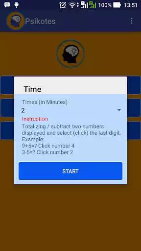 Play Psikotes as an online game Psikotes with UptoPlay