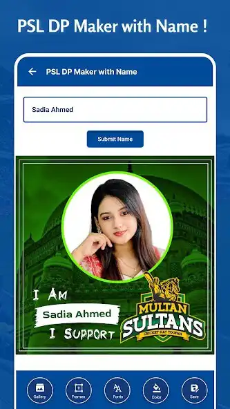 Play PSL Name DP Maker 2023  and enjoy PSL Name DP Maker 2023 with UptoPlay