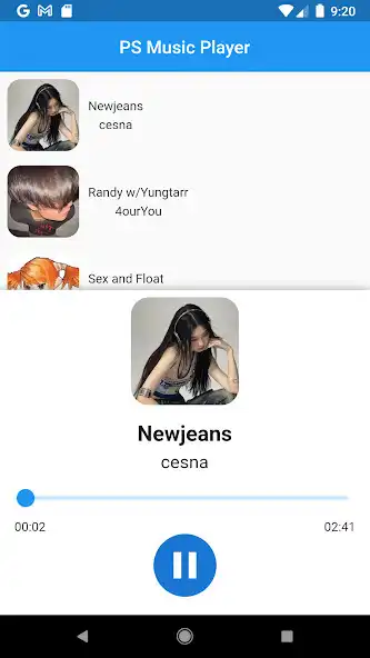 Play PS Music Player as an online game PS Music Player with UptoPlay