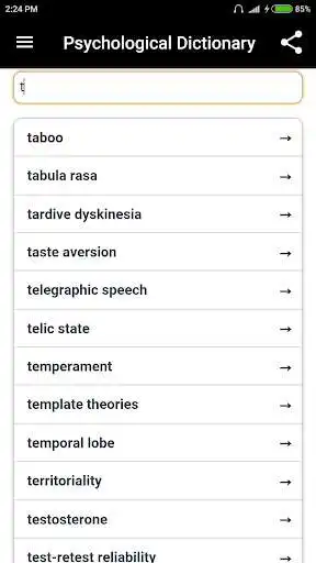 Play Psychological Dictionary as an online game Psychological Dictionary with UptoPlay