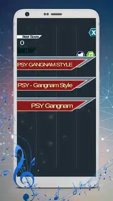 Play PSY Gangnam Style Piano Tiles Game