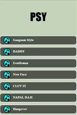 Play Psy Music Lyrics