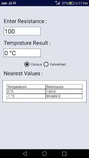 Play APK PT100 Converter  and enjoy PT100 Converter with UptoPlay com.osmm.pt100