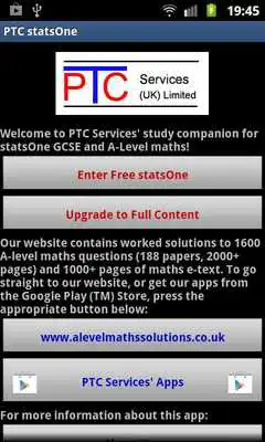 Play PTC GCSE and A-Level statsOne