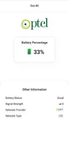 Play PTCL Evo Charji Battery Status  and enjoy PTCL Evo Charji Battery Status with UptoPlay