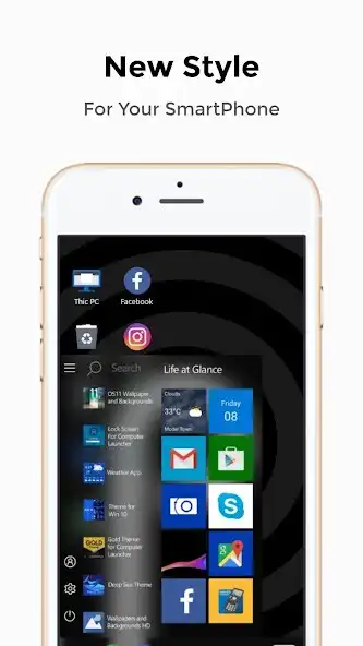 Play P Theme for Android™ P 9.0 Sty as an online game P Theme for Android™ P 9.0 Sty with UptoPlay