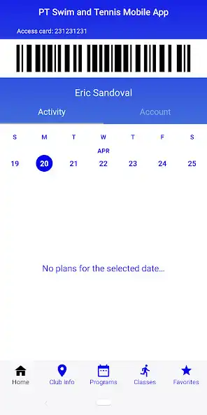 Play PT Swim and Tennis Mobile App as an online game PT Swim and Tennis Mobile App with UptoPlay