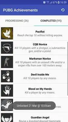 Play PUBG Achievements