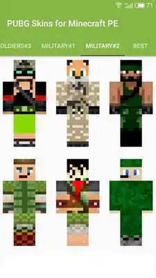 Play PUBG Skins for Minecraft PE